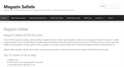 Desktop Screenshot of magazin-saltele.ro