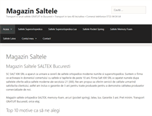 Tablet Screenshot of magazin-saltele.ro